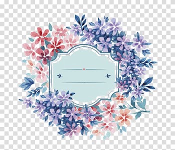 Wedding invitation Watercolor painting Flower, watercolor birthday transparent background PNG clipart
