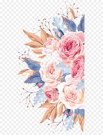 Wedding invitation Watercolor painting Flower - Watercolor flowers 
