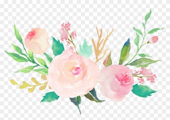 Wedding Invitation Watercolor Painting Pastel Flower - Above All Else Guard Your Heart