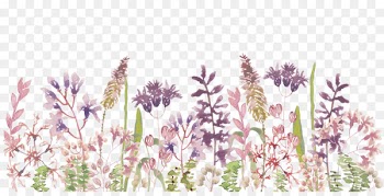 Wedding invitation Watercolor painting Wildflower - flower watercolor 