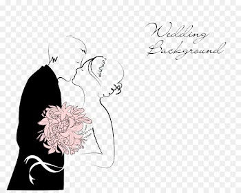 Wedding invitation Wedding cake Bridegroom - Sketch kiss the bride 