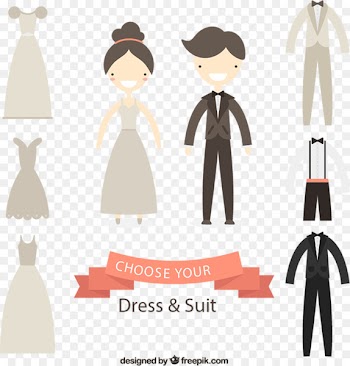 Wedding invitation Wedding dress Dress code - Marriage between men and women 