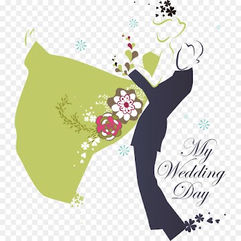 Wedding invitation Wedding reception Romance Dance - Creative wedding bride and groom 
