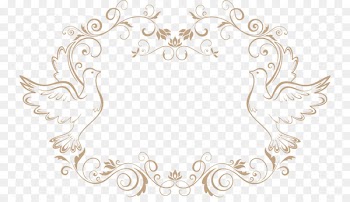 Wedding Invitation, Wedding, Wedding Frame, Ornament, Beige PNG