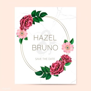 Wedding invitation with floral frame design v.. | Free stock vector - 520679