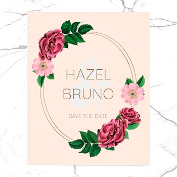 Wedding invitation with floral frame design v.. | Free stock vector - 520702