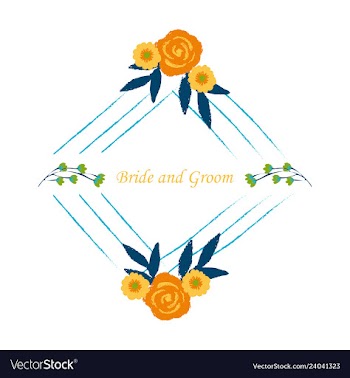 Wedding invitation with rose flowers and leaves vector image