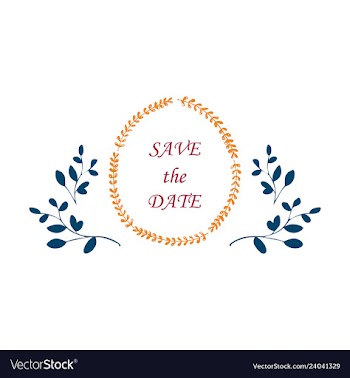 Wedding invitation with rose flowers and leaves vector image