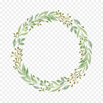 Wedding invitation Wreath Paper Watercolor painting Clip art - Hand-painted garlands 