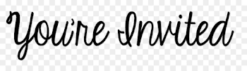 Wedding invitation YouTube Clip art - You're Invited Cliparts png ...