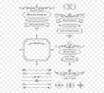Wedding Logo Clip art - Pattern border 