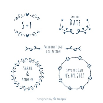 Wedding logo collection