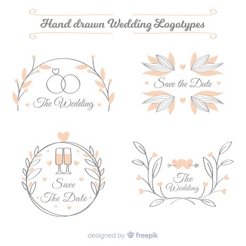 Wedding logo collection