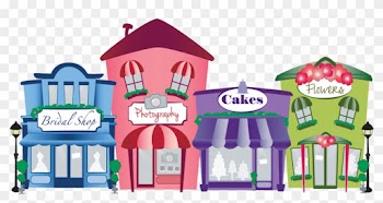 Wedding Marketplace Buildings Graphic - Marketplace Graphic