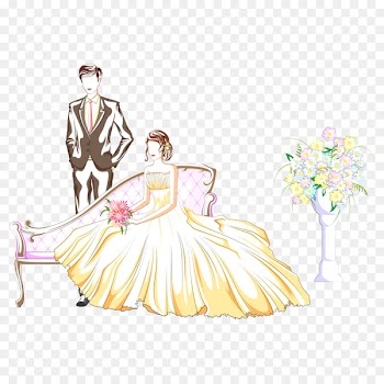 Wedding photography Cartoon Marriage Illustration - Wedding 