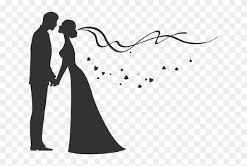 Wedding Png - Bride And Groom Silhouette