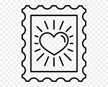 Wedding Postage Stamp - Clothing