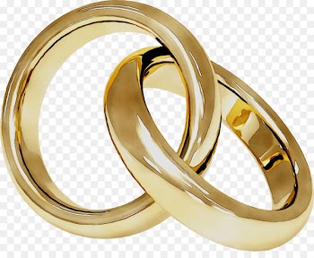Wedding ring Clip art Gold -  
