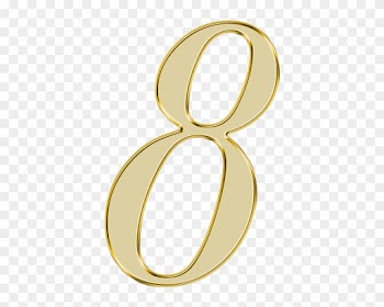 Wedding Ring Clipart 26, Buy Clip Art - Number 8 Transparent Background