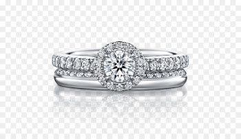 Wedding ring Diamond Platinum - wedding ring 