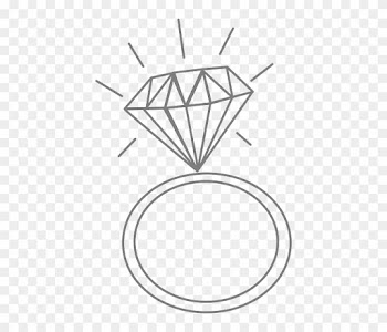 Wedding Ring Diamond Romance Â - Engagement Clip Art
