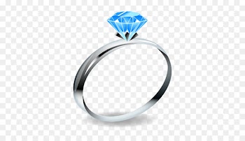 Wedding ring Emoji Jewellery Gemstone - engagement ring 