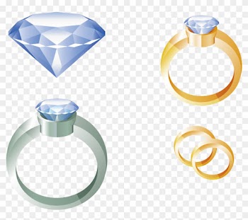 Wedding Ring Engagement Ring Clip Art - Congratulations On Your Engagement, Ring On Pink Stripe!