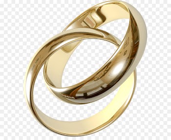 Wedding ring Engagement ring Clip art - Wedding Golden Rings Png Image 
