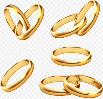 Wedding ring Gold Stock photography - 5 gold ring design vector 