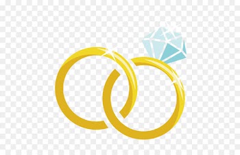 Wedding ring Marriage - Cartoon vector material diamond wedding ring 