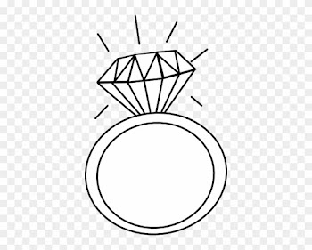 Wedding Ring Silhouette At Getdrawings Com Free For - Ring Clipart
