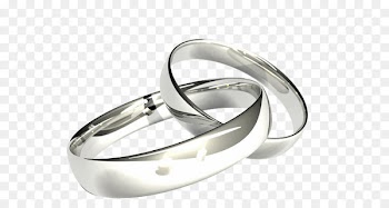 Wedding ring Silver Clip art - Silver Ring PNG Pic 