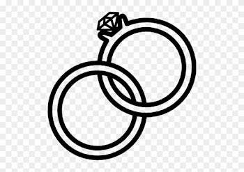 Wedding Ring Svg Shapes Diamond Rings Engagement Wedding - Black And White Patterns