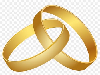 Wedding Rings Gold Png Clip Art - Wedding Ring Clipart Png