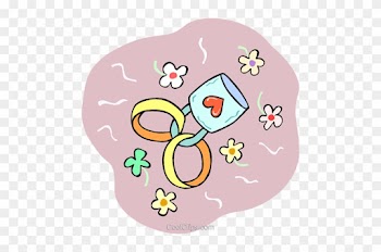 Wedding Rings Royalty Free Vector Clip Art Illustration - Wedding Ring