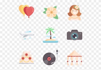 Wedding Set - Wedding Icon Vector