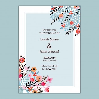 Wedding template Free Psd