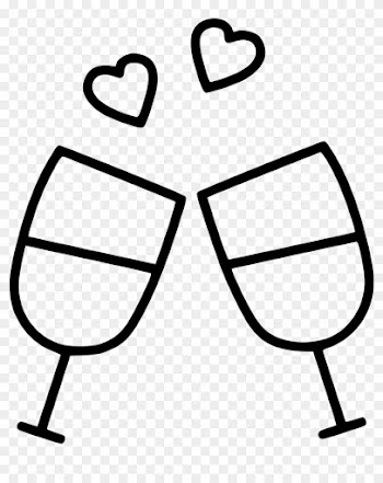 Wedding Toast Icon Clipart Toast Clip Art - Wedding Toast Vector