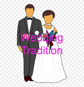 Wedding Tradition - Bride And Groom Clipart