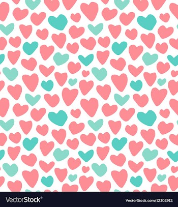 Wedding Valentin day seamless pattern vector image