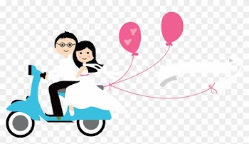 Wedding Vespa Kartun