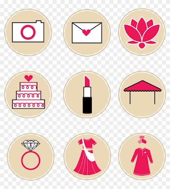 Wedding Website Design Sanjana Mathur - Wedding Site Icons