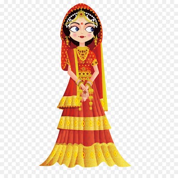 Weddings in India Wedding invitation Bride Clip art - Vector India Clothing 