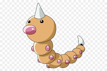 Weedle Kakuna Caterpie Beedrill Playing card - caterpie outline 