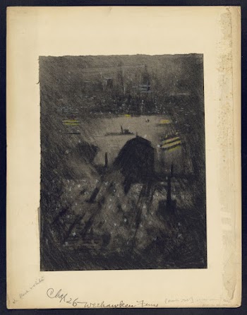 Weehawken Ferry (ca. 1908) drawing | Free Photo - rawpixel