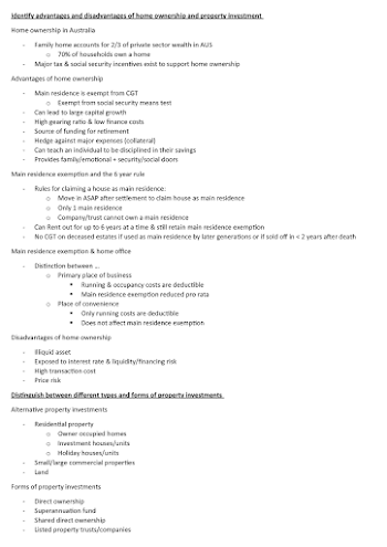 Week 4 Home Ownership & Consumer Credit - FINS2643: Wealth ...