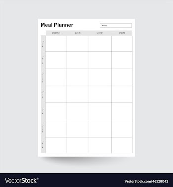 weekly meal planner