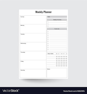 weekly planner