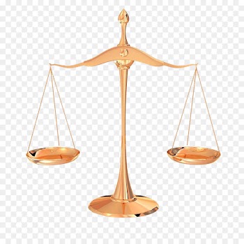 Weighing scale Justice Concept Photography - Gold metallic balance scale 