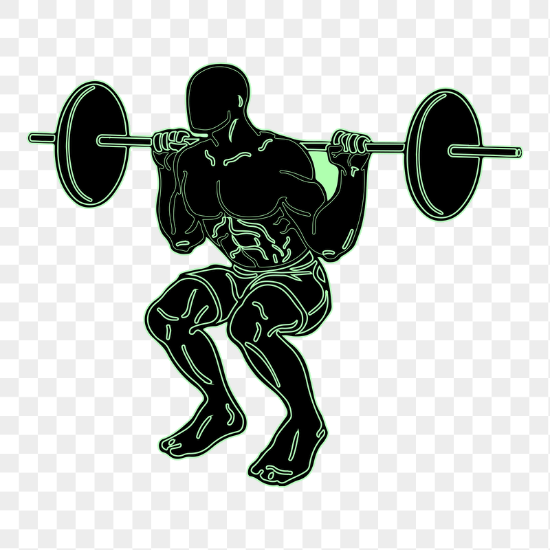 Weight lifting png sticker illustration, | Free PNG - rawpixel